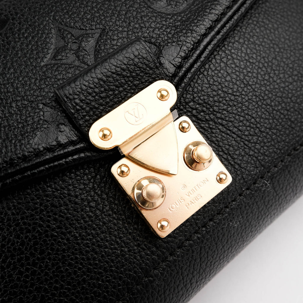 Louis Vuitton Saint Germain PM Monogram Empreinte Noir Black Leather Chain Shoulder Bag M48931