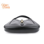 Gucci Jackie 1961 Medium Smooth Leather Black Gold Hardware Rank S