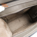 Celine Luggage Nano Grained Calfskin Taupe Rank A