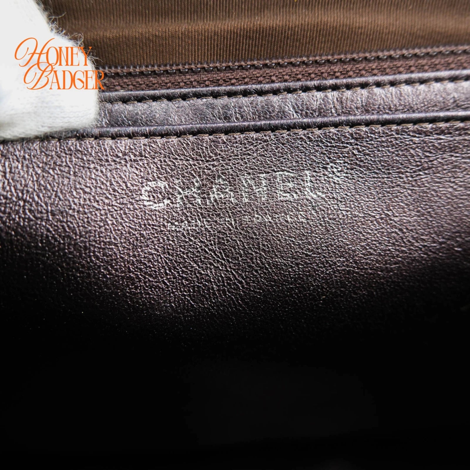 Chanel Classic Flap Jumbo Lambskin Metallic Grey Purple Rank AB
