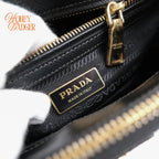 Prada Galleria Small Saffiano Leather 2WAY Bag Black Nero