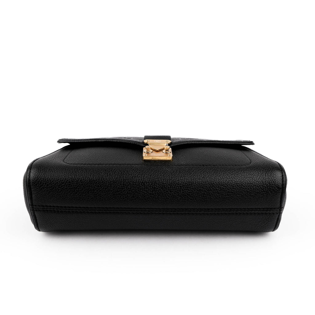 Louis Vuitton Saint Germain PM Monogram Empreinte Noir Black Leather Chain Shoulder Bag M48931