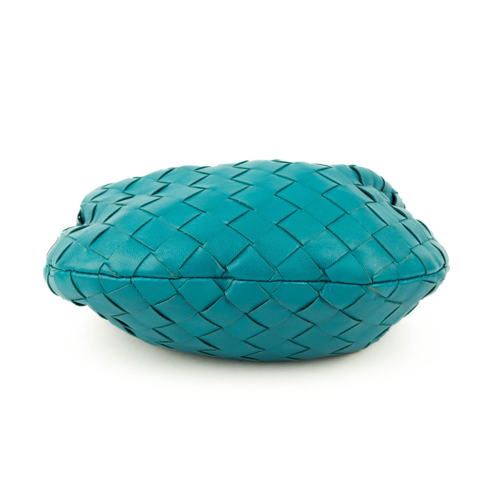 Bottega Veneta Mini Jodie Intrecciato Leather Handbag – Blue