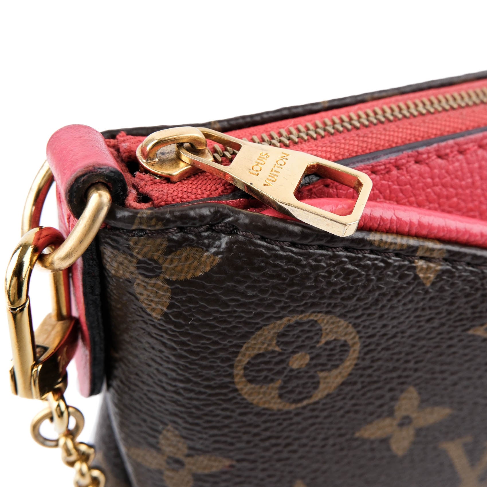 Louis Vuitton Pallas Clutch Monogram Crossbody and Shoulder Bag