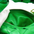 Bottega Veneta Mini Jodie Intrecciato Leather Handbag – Green