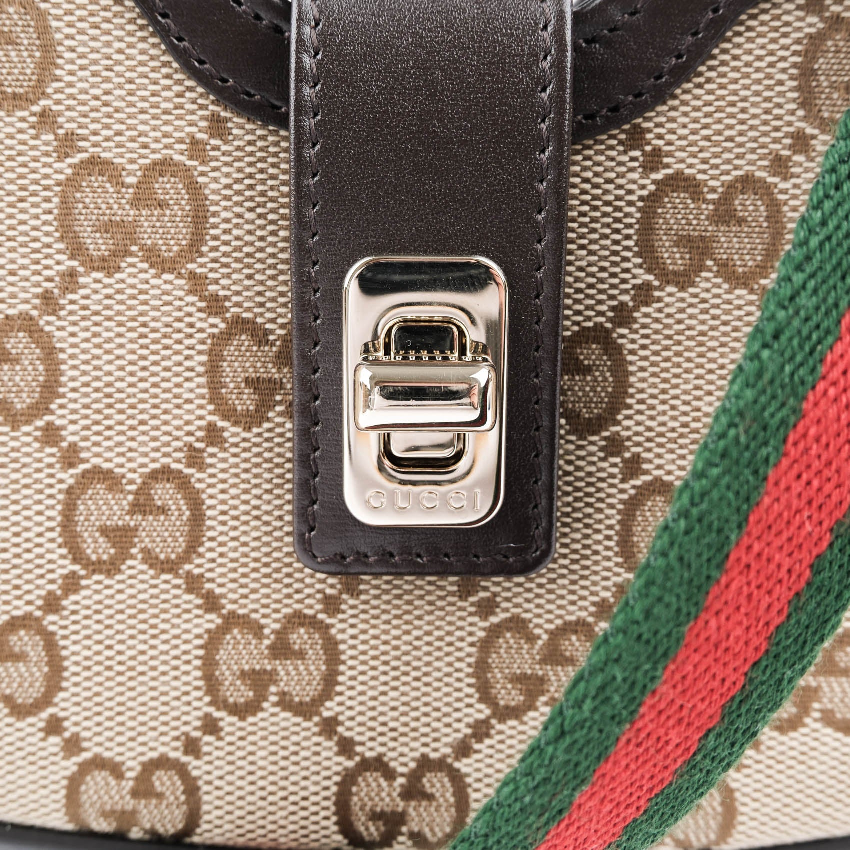 GUCCI Moonside Mini Shoulder Bag – GG Supreme & Leather