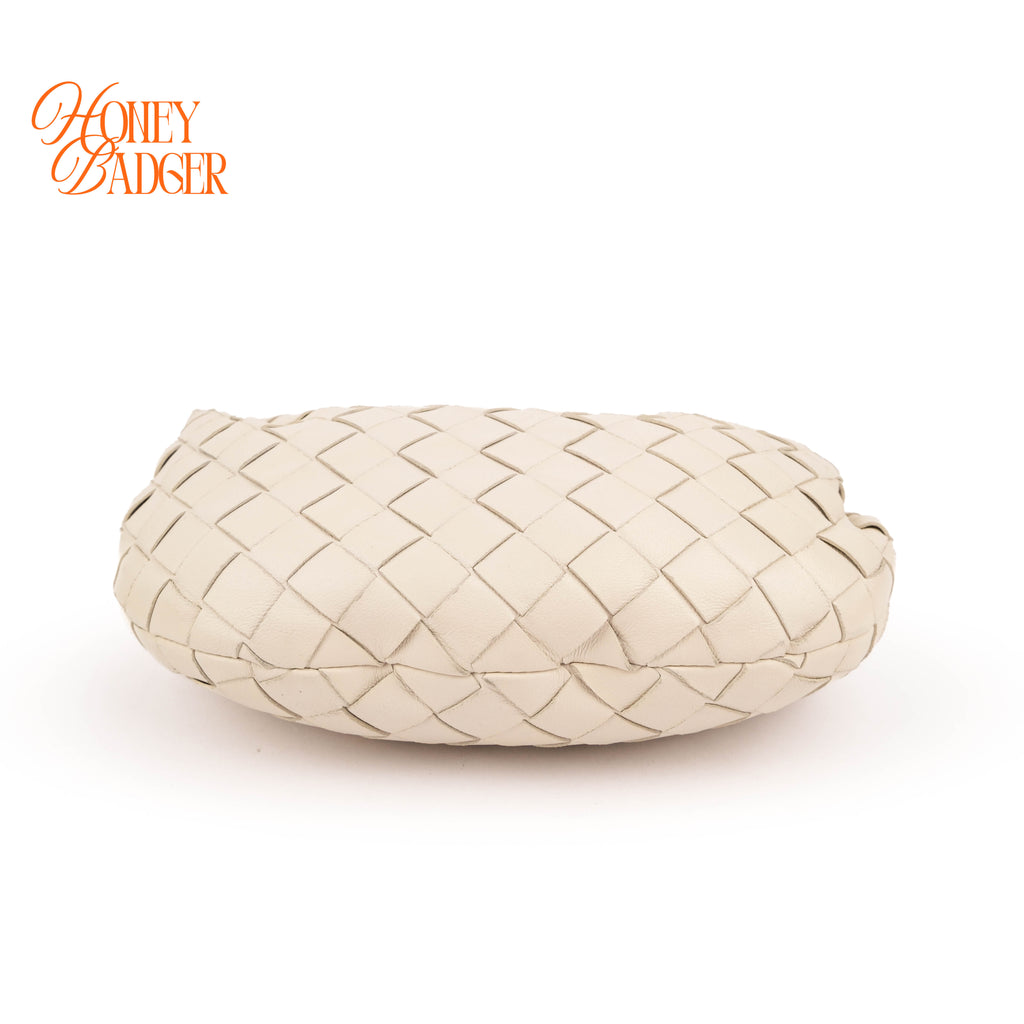 Bottega Veneta Intrecciato Nappa Mini Jodie - White