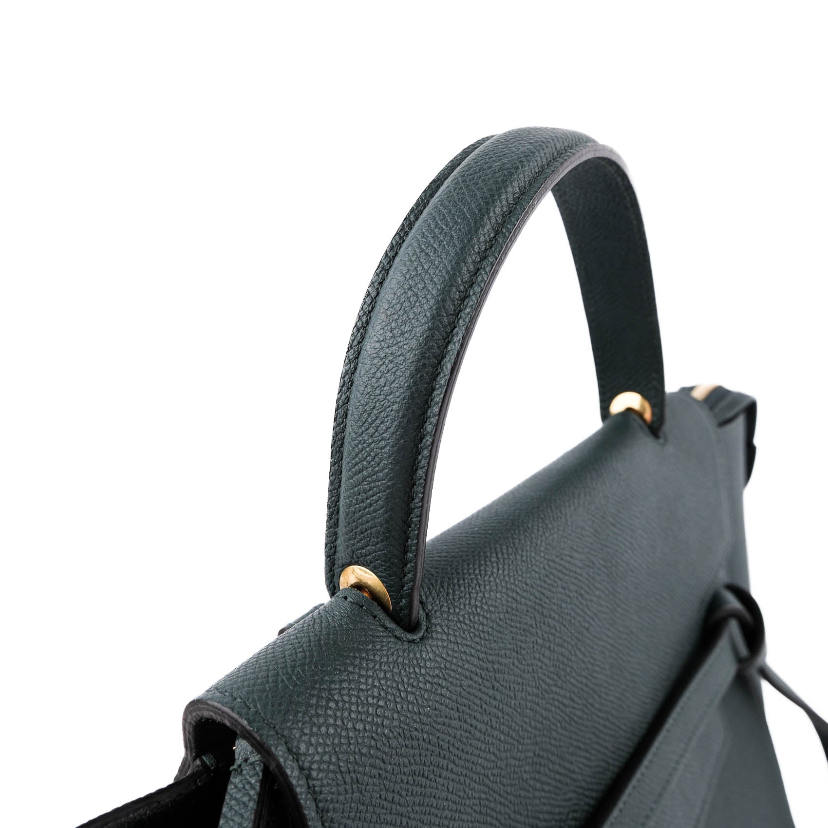 Celine Belt Bag Micro Leather Handbag, Green