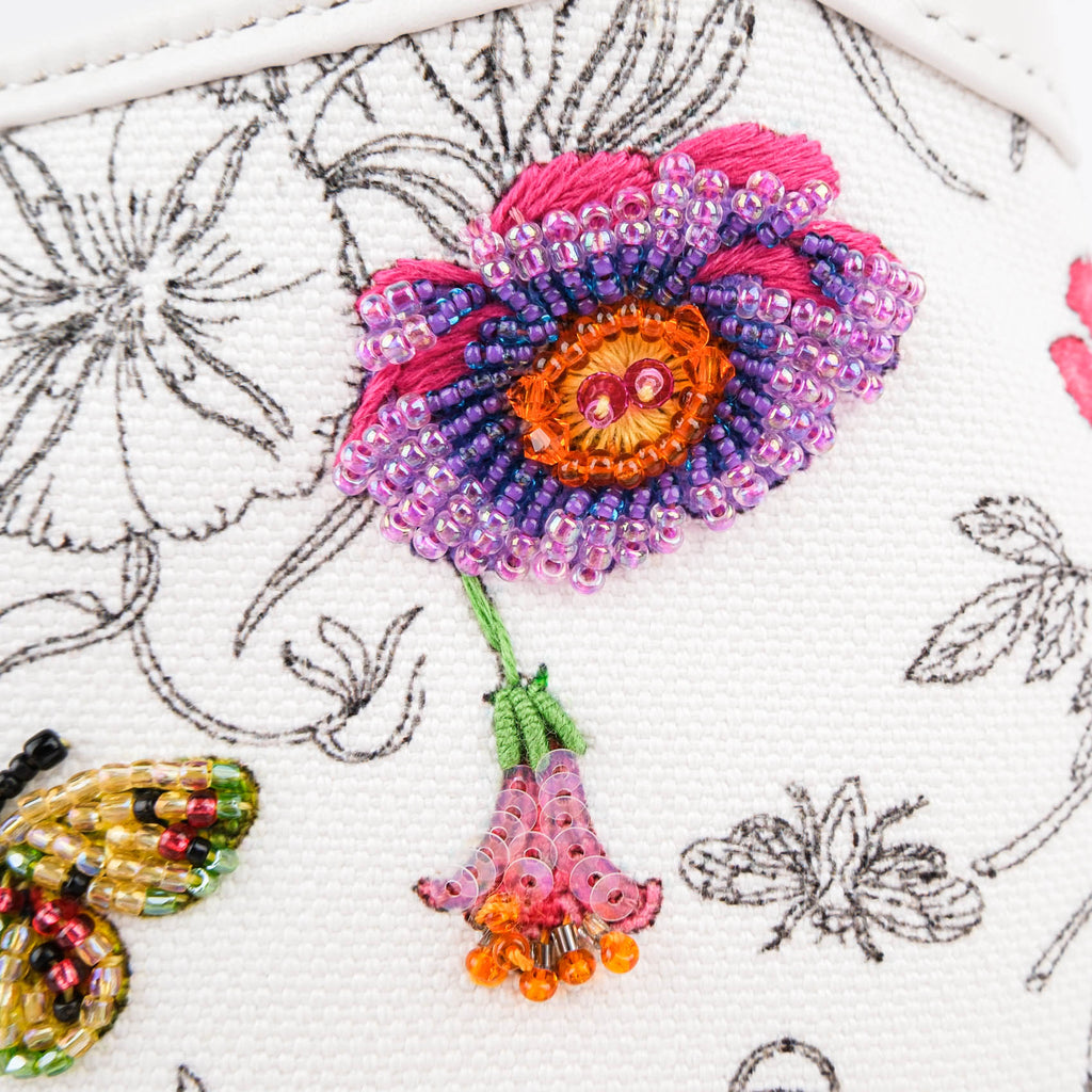 【Ultra-Rare】Gucci Jackie 1961 Embroidered Medium Bag – White Flora 833047 FAETU 9143