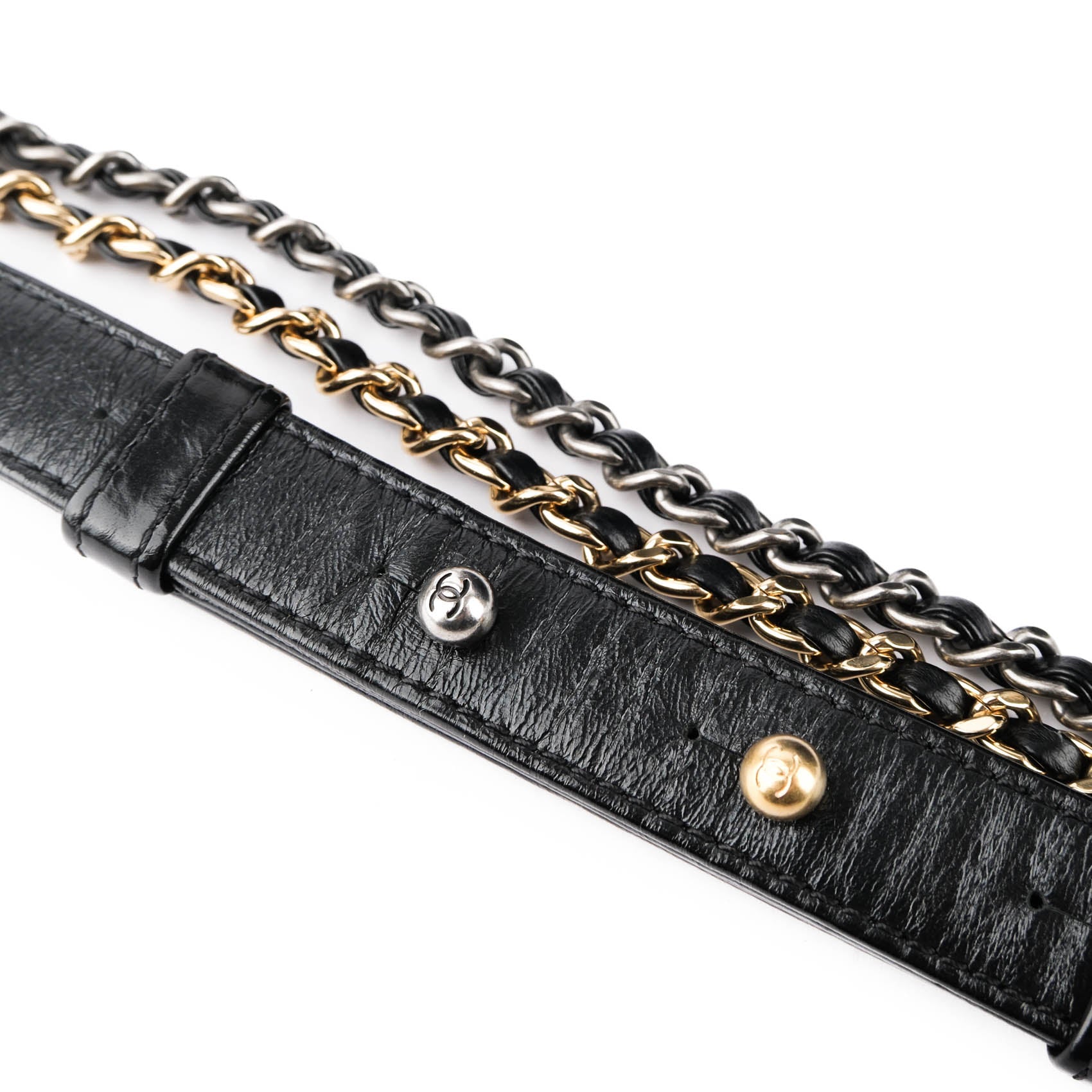 Chanel Gabrielle Medium Hobo Bag Navy Blue & Black Aged Calfskin AS1521