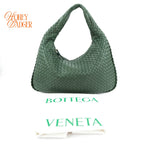 Bottega Veneta Veneta Hobo Intrecciato Leather Green Rank A