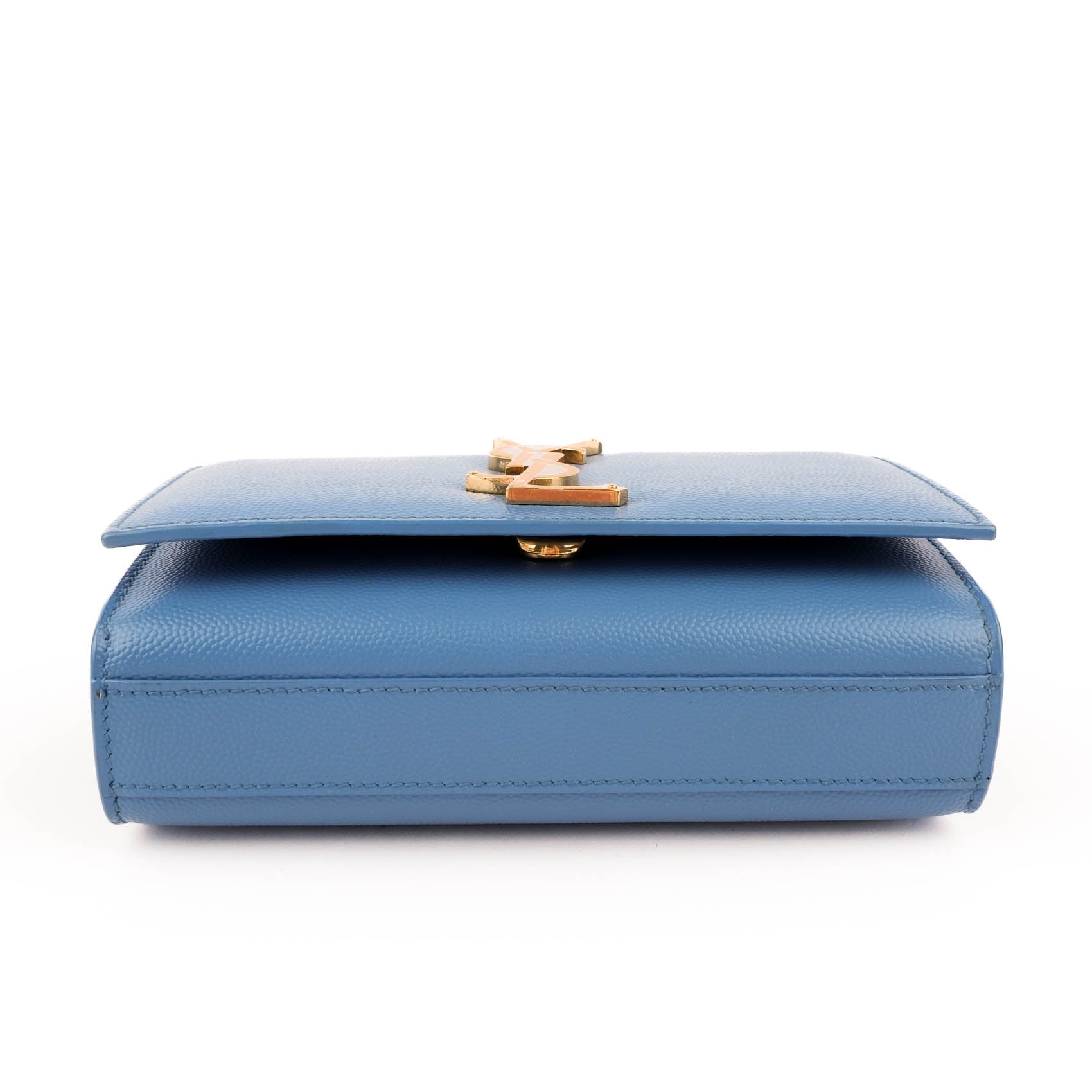 Saint Laurent Monogram Kate Mini Leather Shoulder Bag - Royal Blue