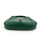 Gucci Jackie 1961 Mini Shoulder Bag Smooth Leather Emerald Green Gold Hardware