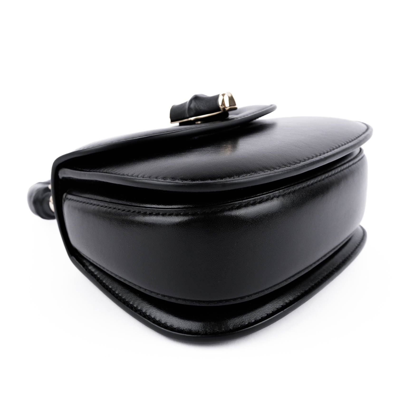 Gucci Bamboo 1947 Mini Top Handle Black Bag