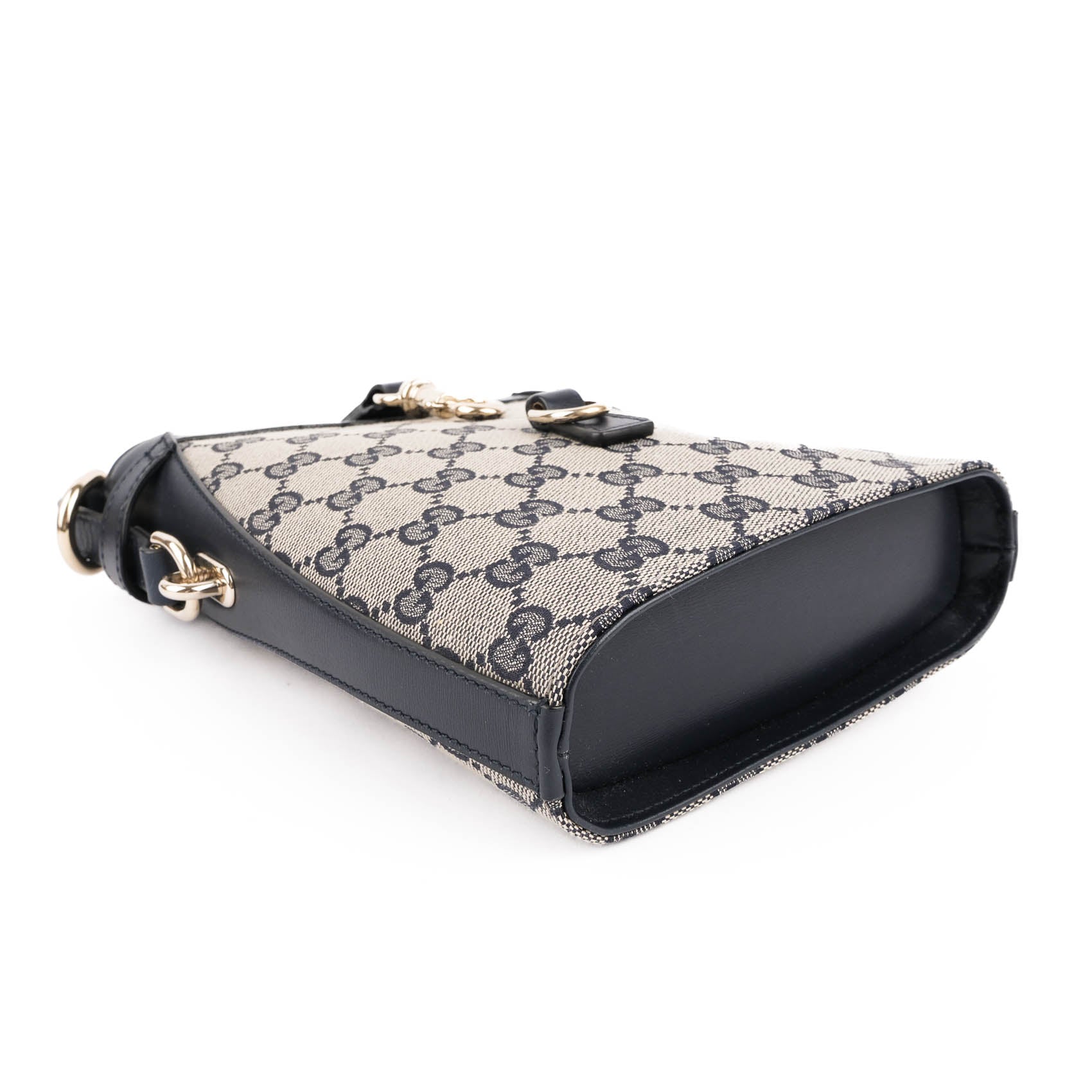 Gucci Ophidia Mini GG Supreme Bucket Bag - Beige & Blue