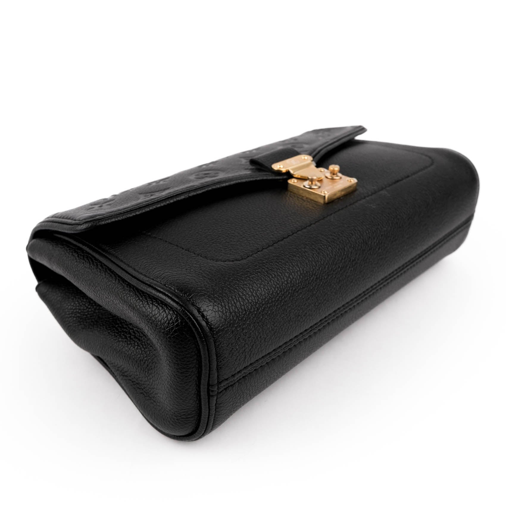 Louis Vuitton Saint Germain PM Monogram Empreinte Noir Black Leather Chain Shoulder Bag M48931