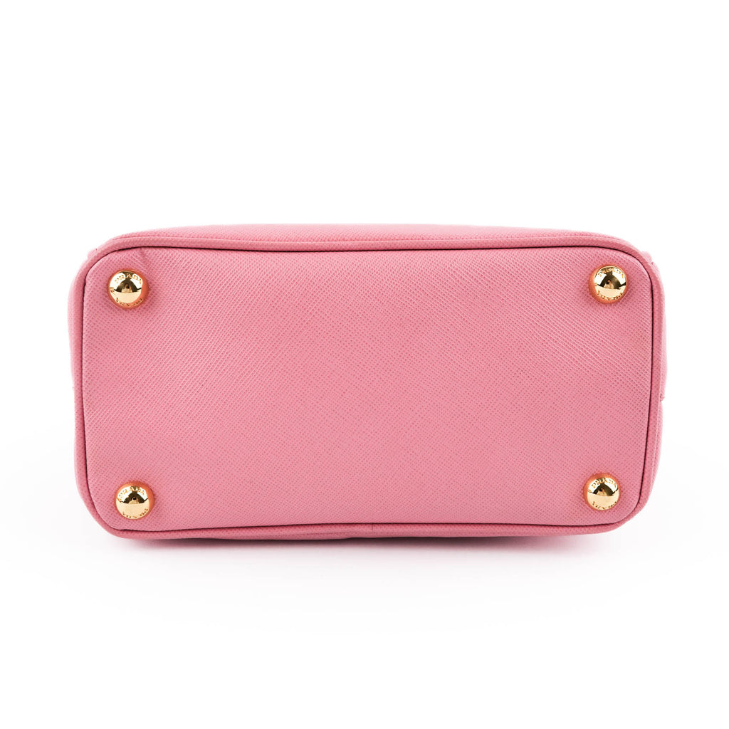 Prada Saffiano Lux Leather 2-Way Handbag - Pink