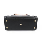 Gucci Diana Mini Handbag - Black Leather with Bamboo Handles