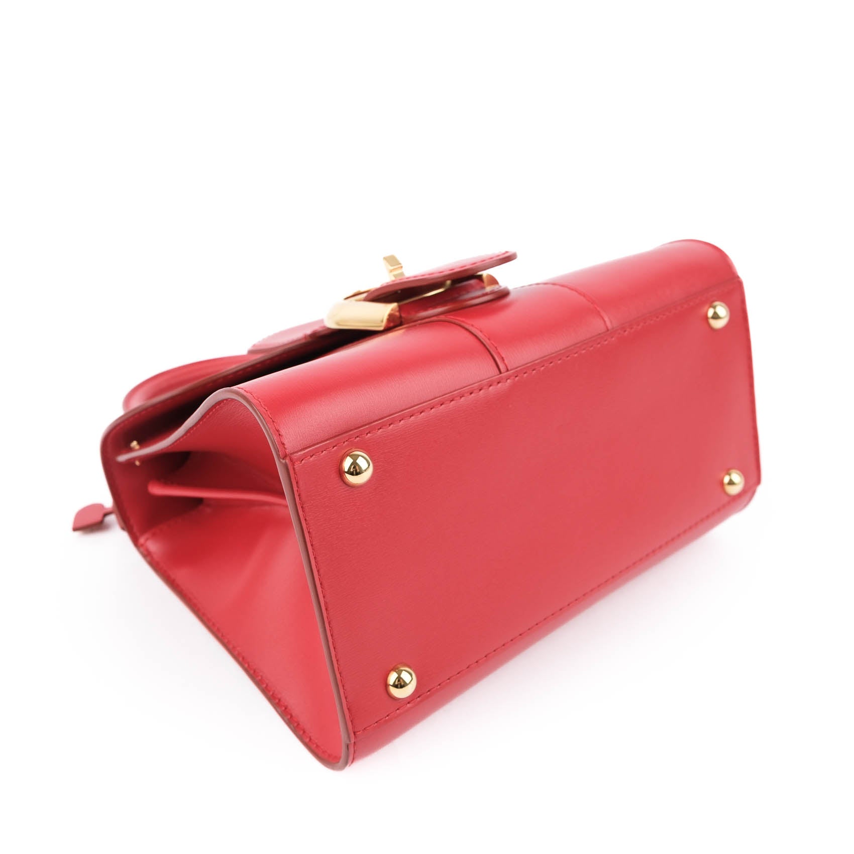 Delvaux Brillant Mini Box Calf Leather - Red