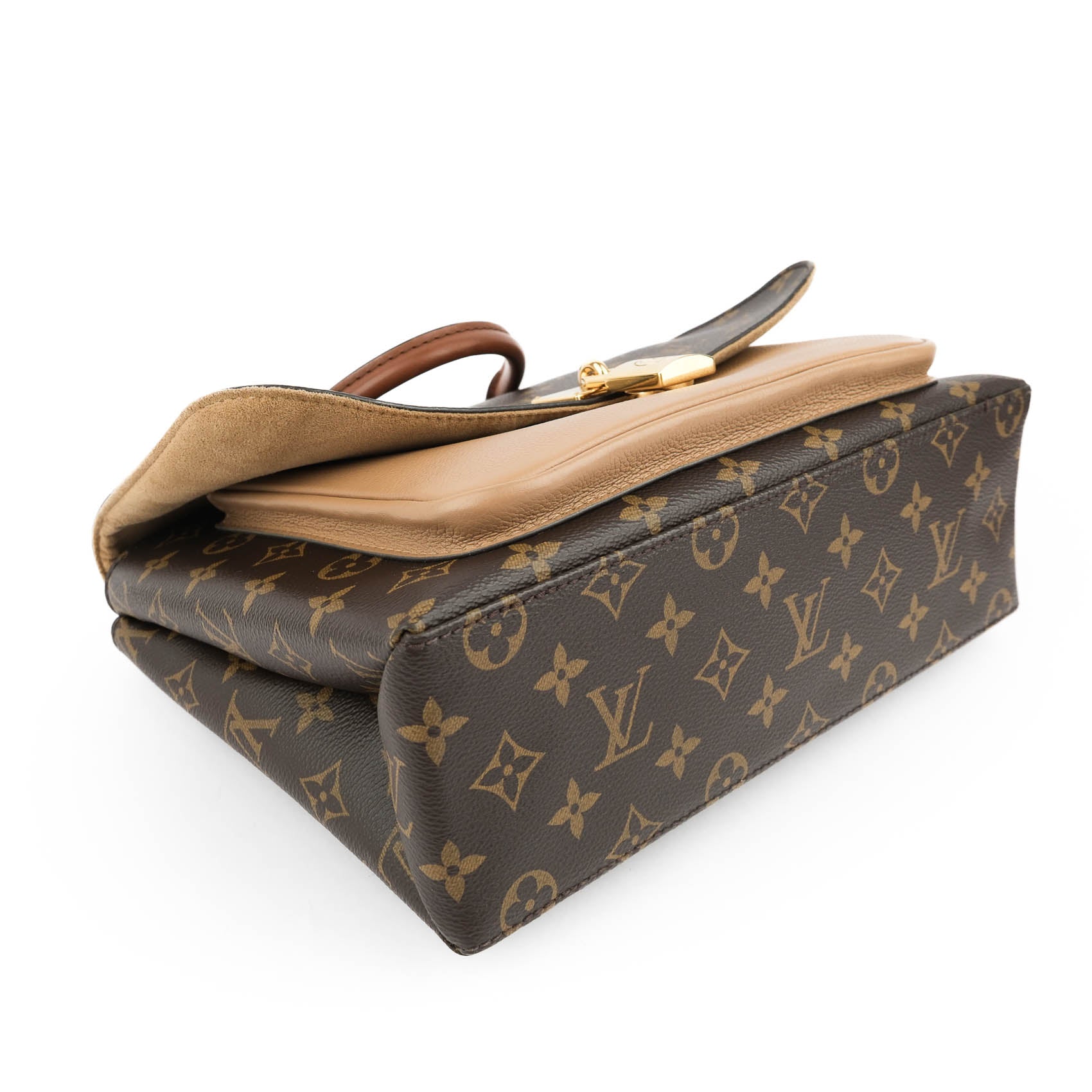 Louis Vuitton Marignan Messenger Bag Monogram Canvas Sesame Leather M44259 2-Way