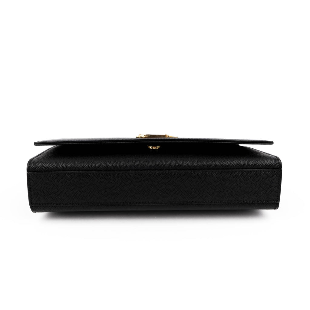 Saint Laurent Kate Medium - Star Monogram Black Grain de Poudre
