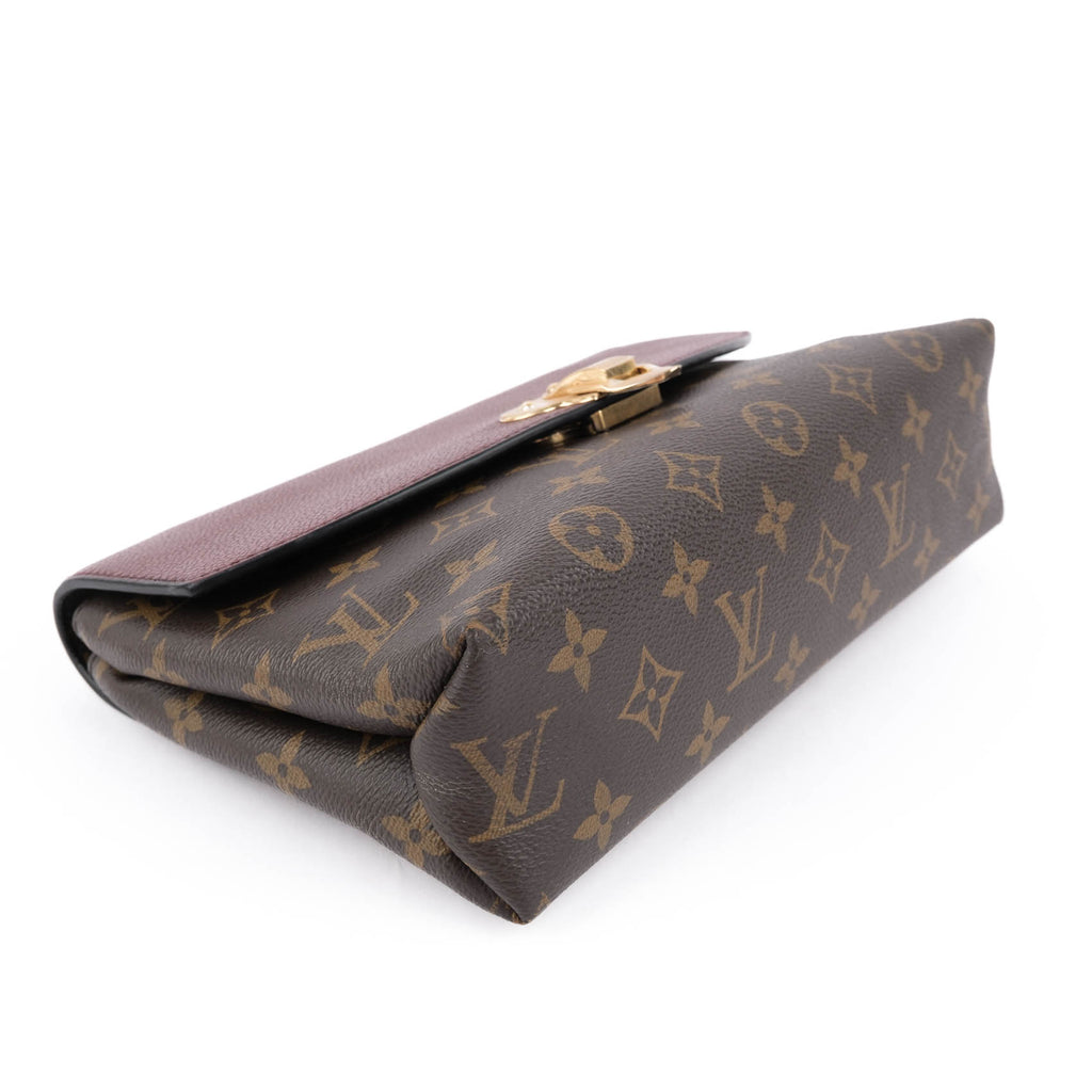 Louis Vuitton Saint Placide Monogram Canvas and Grain Leather in Bordeaux M43715