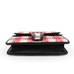 Gucci Dionysus Super Mini Tweed Bag - Red & White Check