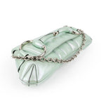 Gucci Horsebit 1955 Large Padded Chain Shoulder Bag - Metallic Mint Green