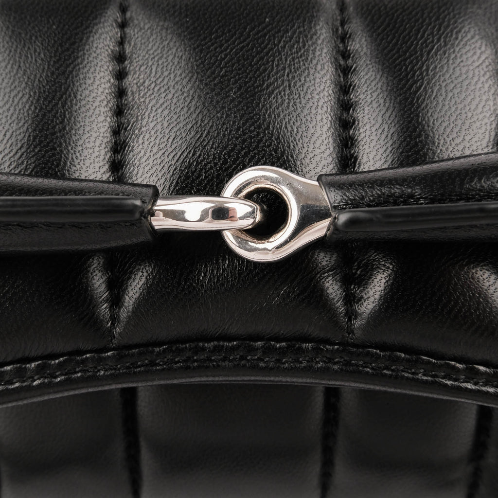 Gucci Small Horsebit Chain Shoulder Bag Black