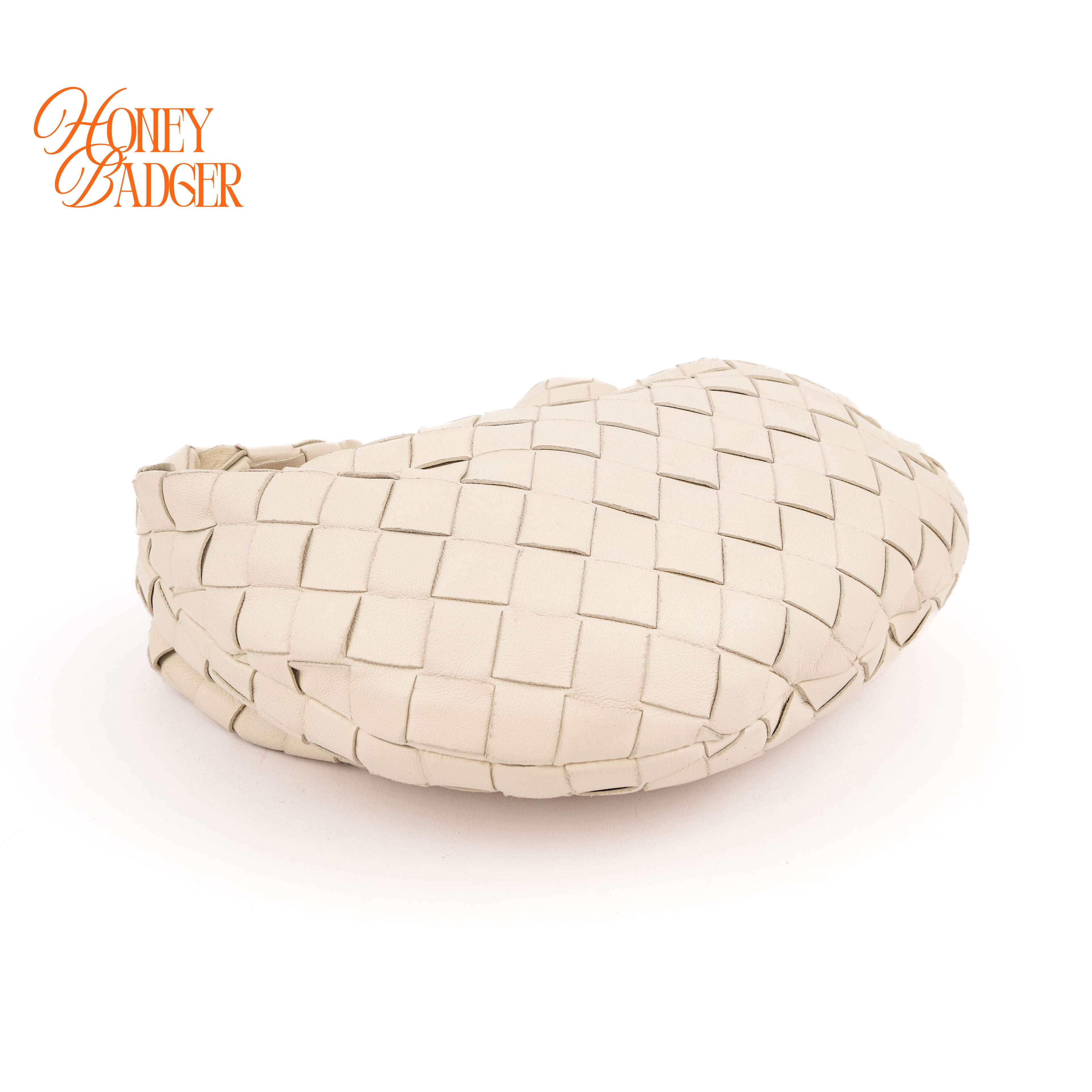 Bottega Veneta Intrecciato Nappa Mini Jodie - White