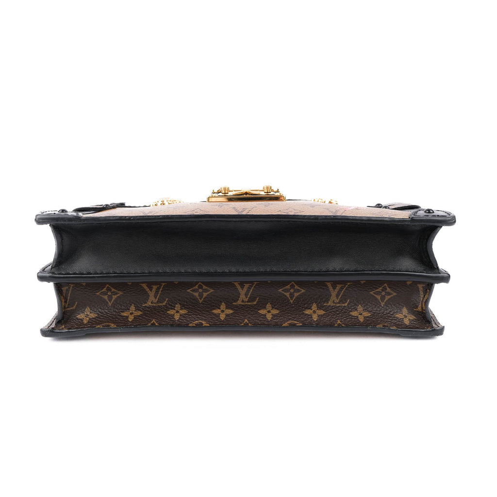 Louis Vuitton Reverse Monogram Trunk Clutch Crossbody Bag