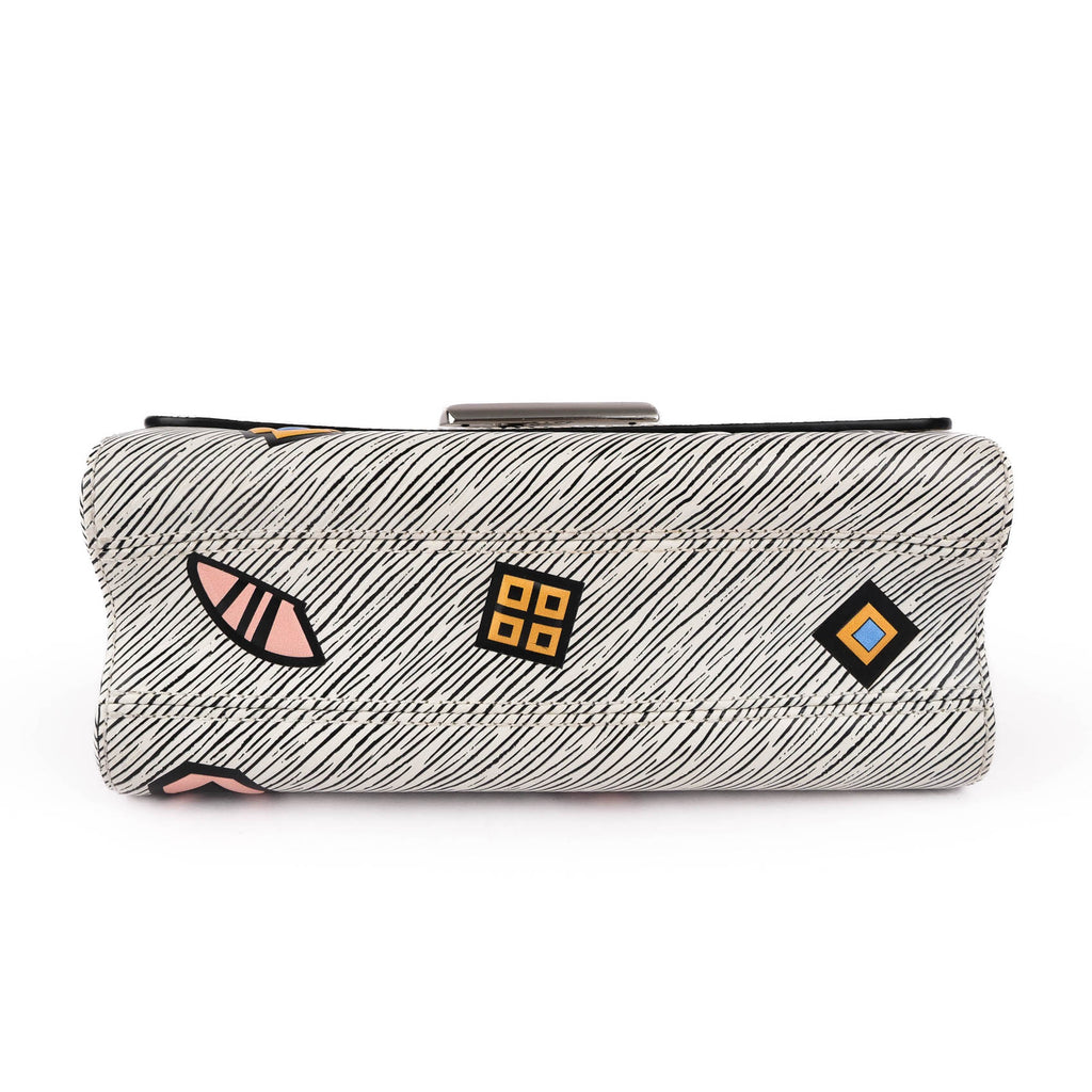 Louis Vuitton Twist MM White Multicolor Epi Tribal Mask FW15 M50122