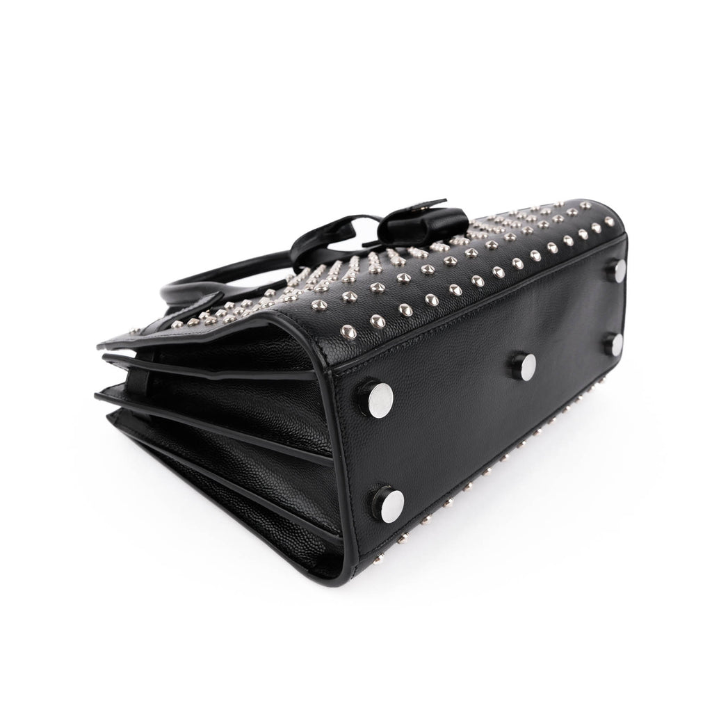 Saint Laurent Studded Nano Sac de Jour in Black Calfskin (2014 Edition) VLR3551540514