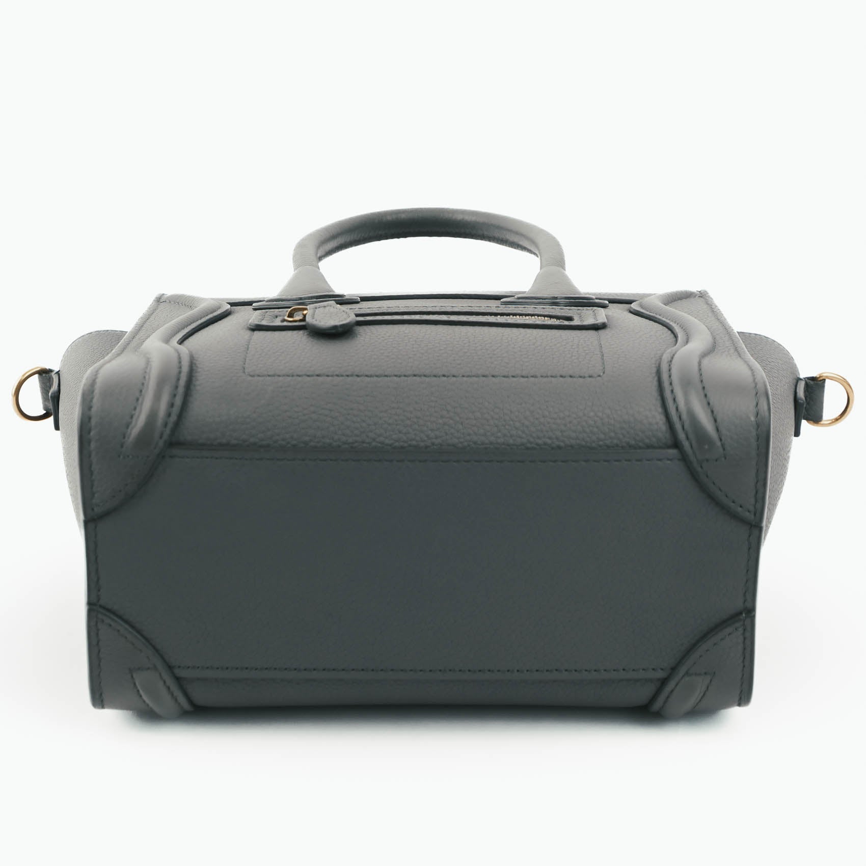 Celine Nano Luggage Bag in Drummed Calfskin