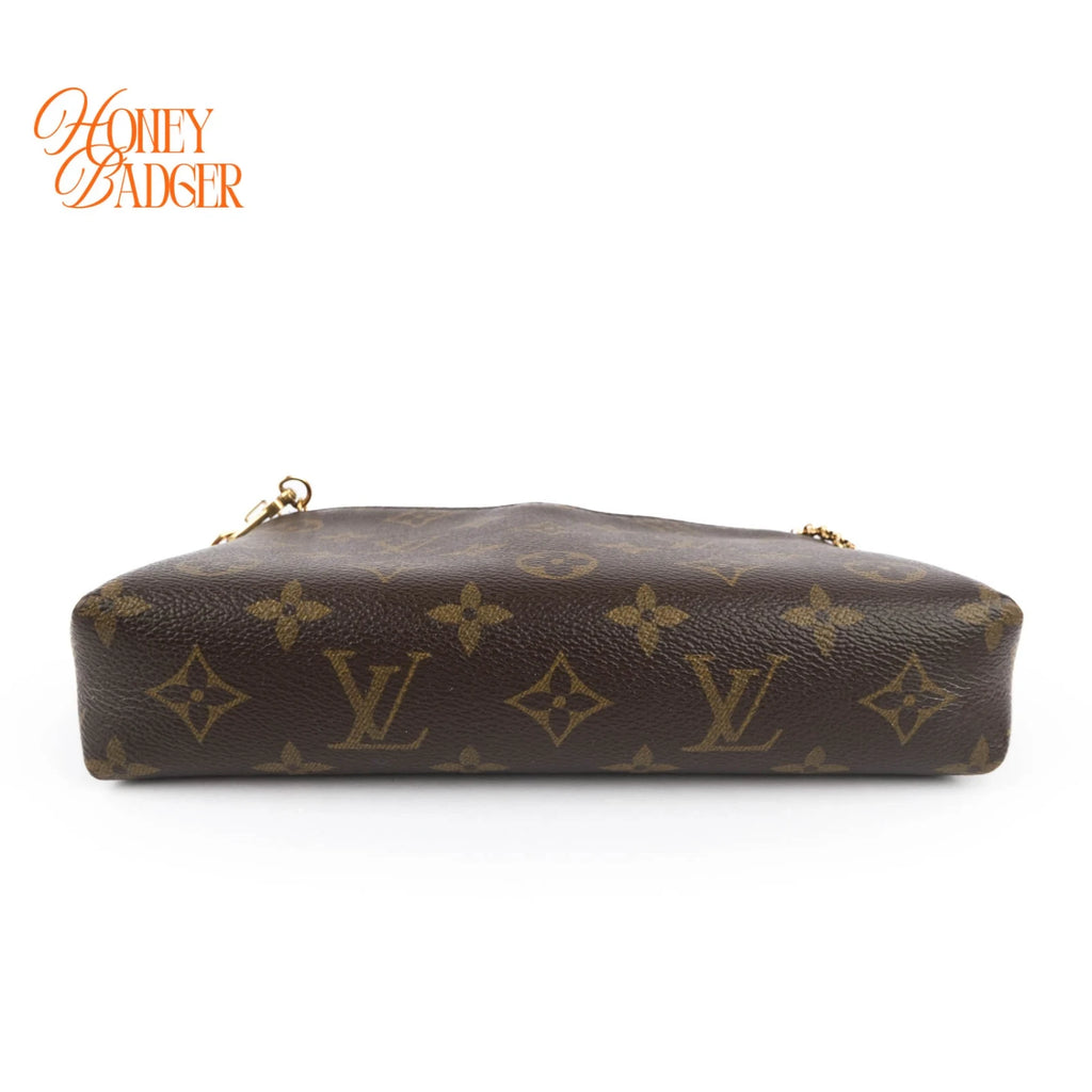 Louis Vuitton Pallas Monogram Canvas Clutch 3 in 1 M41638