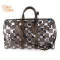Louis Vuitton Keepall Bandoulière 50 Monogram Chess Brown/Clear Rank A