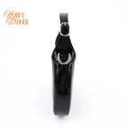 Gucci Jackie 1961 Mini Patent Leather Black Gold Hardware Rank S