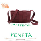 Bottega Veneta Cassette Intrecciato Burgundy Rank A
