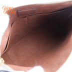 Louis Vuitton V Tote BB Monogram Brown 2Way Handbag K1740 Rank A