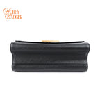 Louis Vuitton Twist MM Noir Epi Leather Chain Shoulder Bag Rank AB