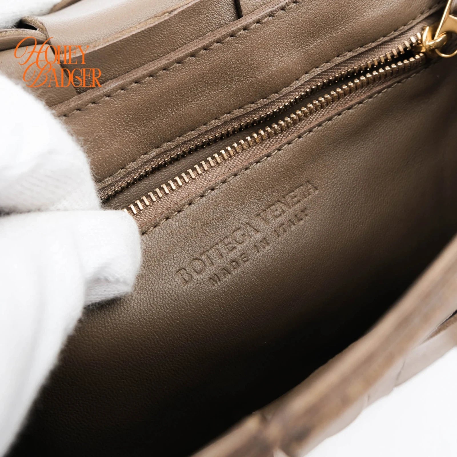 Bottega Veneta Padded Cassette in Brown Lambskin — Vintage Tokyo