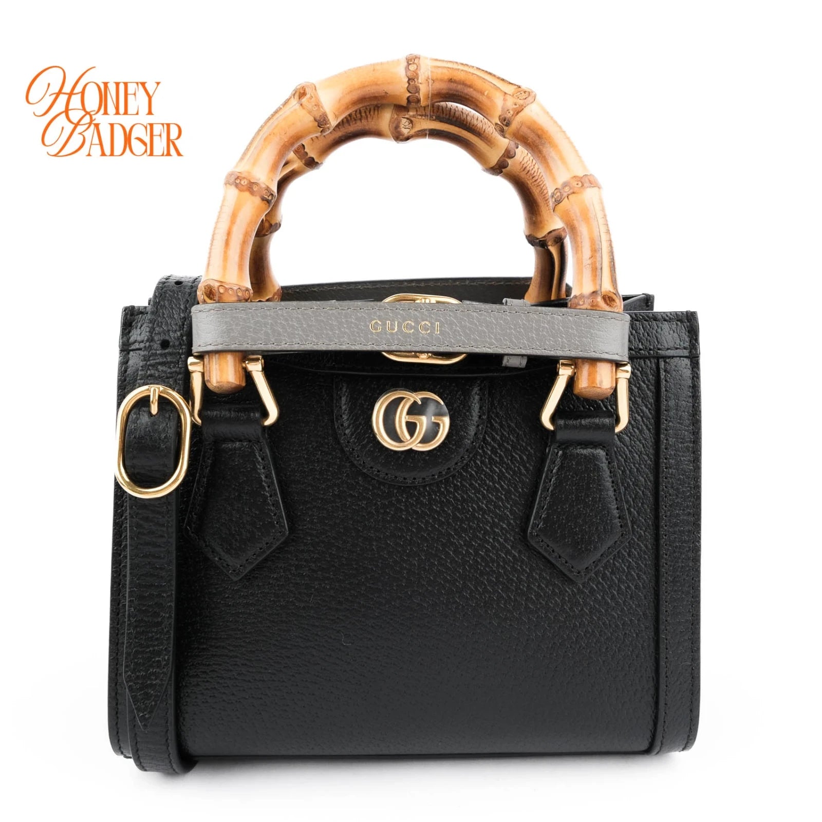 Gucci Diana Mini Leather Black Rank S
