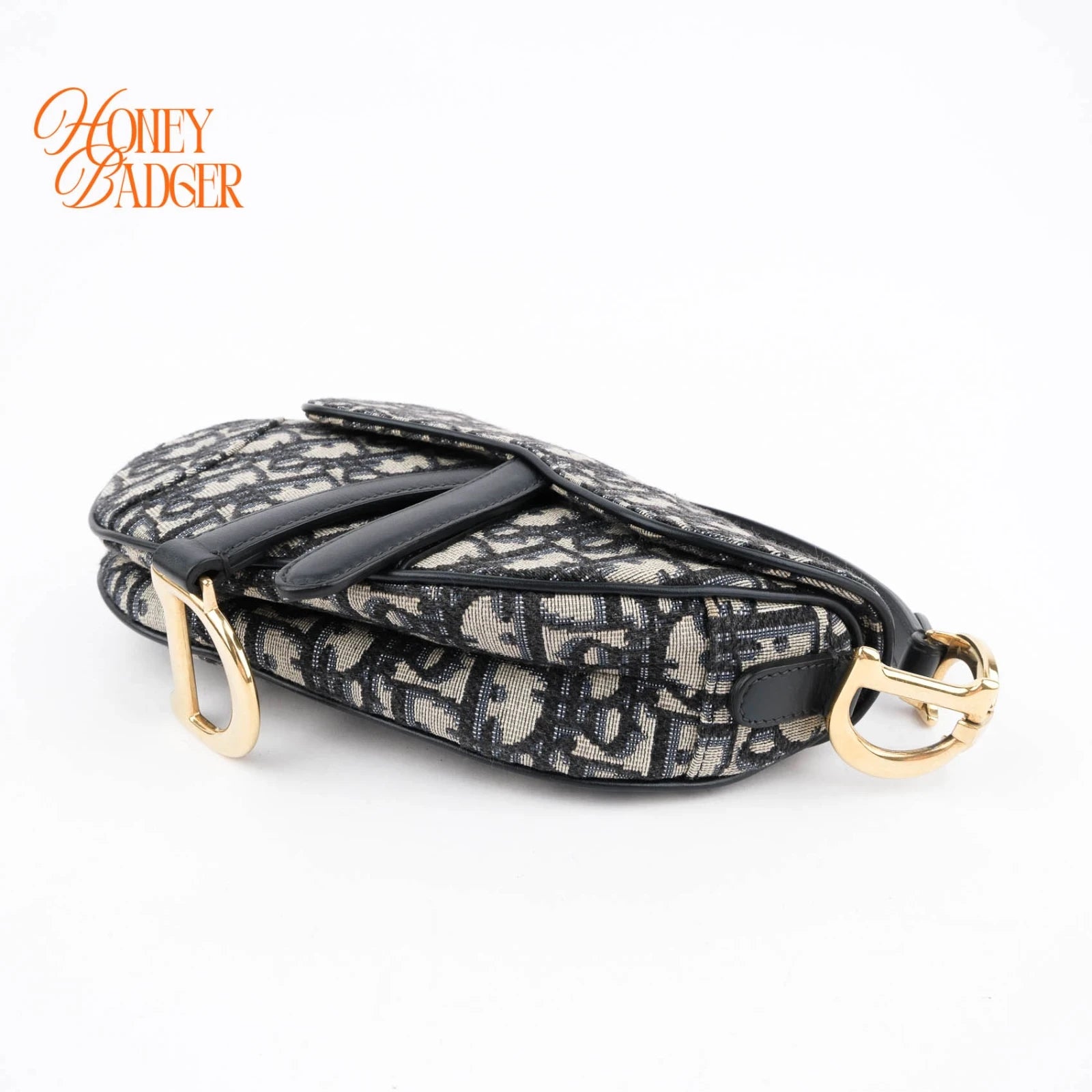 Dior Saddle Small Oblique Jacquard Blue Rank A