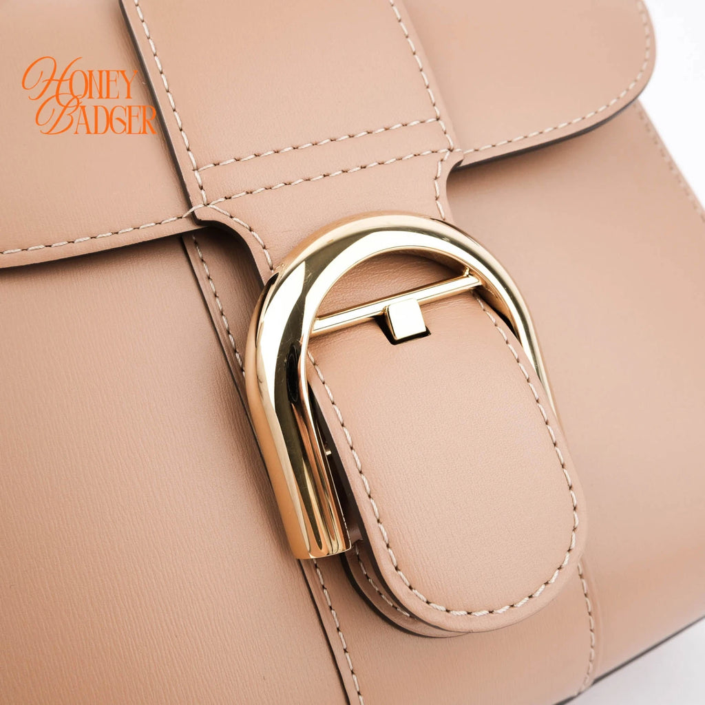 Delvaux Brillant Mini Smooth Leather Brown Rank A