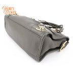 Balenciaga Giant 12 Gold Mini City Lambskin Gris Fossile Rank A