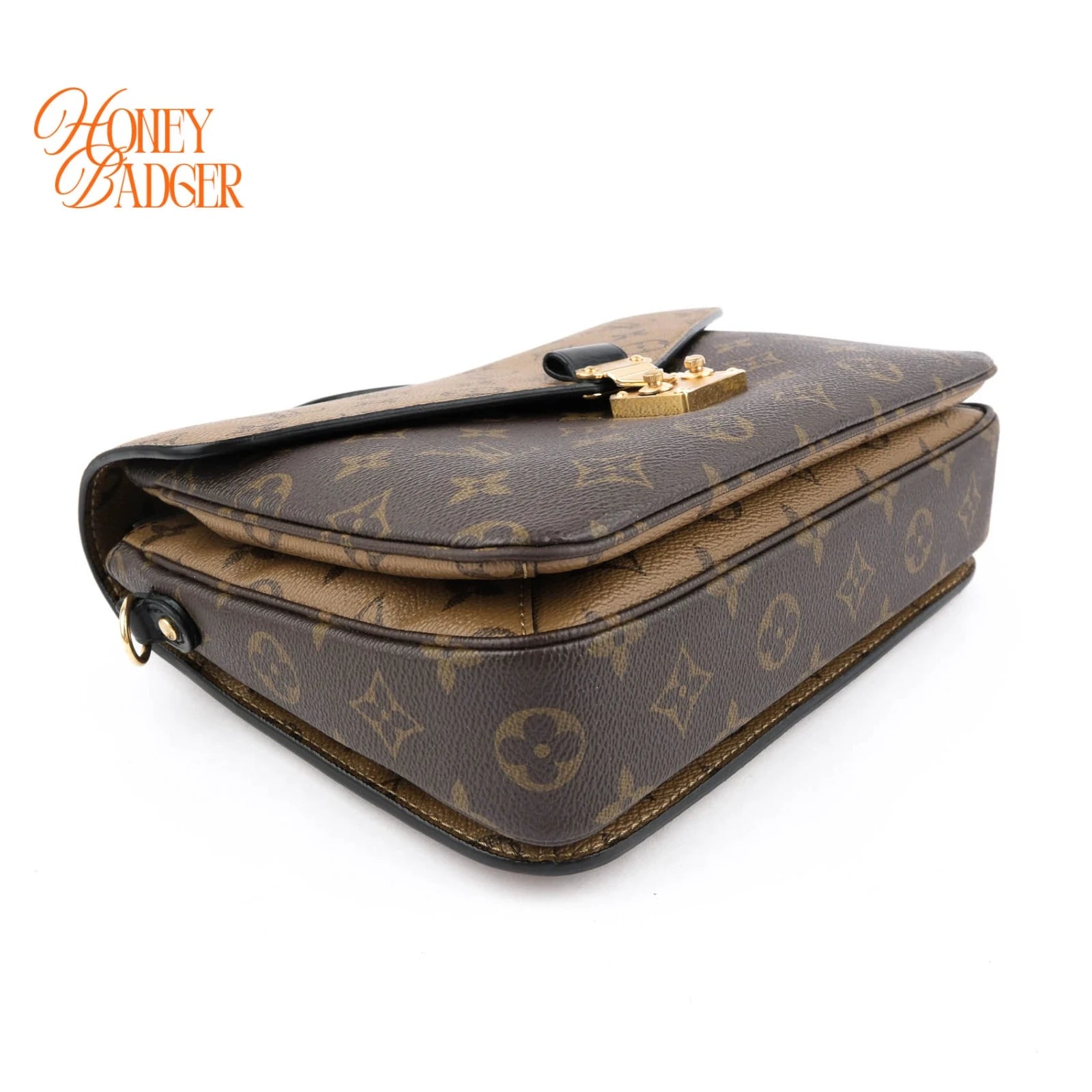 Louis Vuitton Pochette Métis Monogram Reverse Canvas Brown Rank A