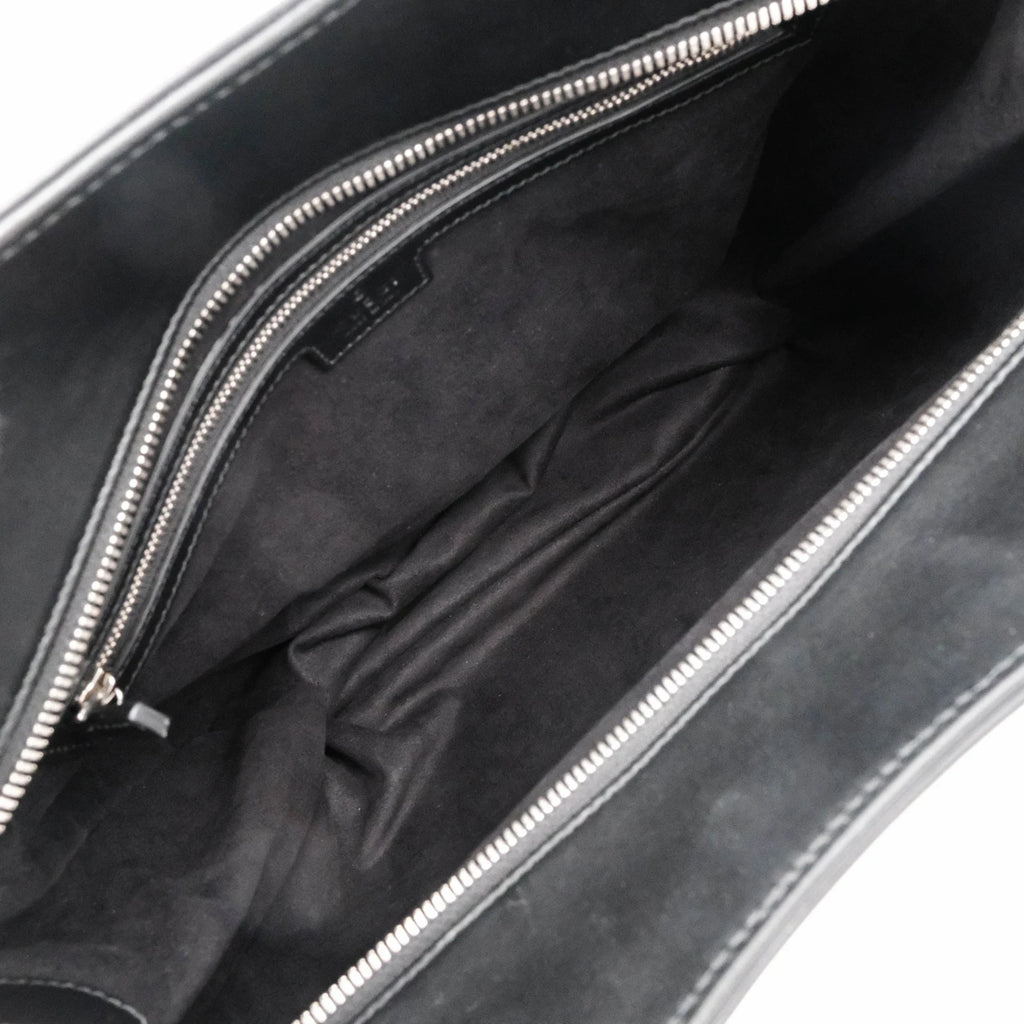 Gucci Petit GG Large Black Leather 2Way Handbag 745918 Rank A