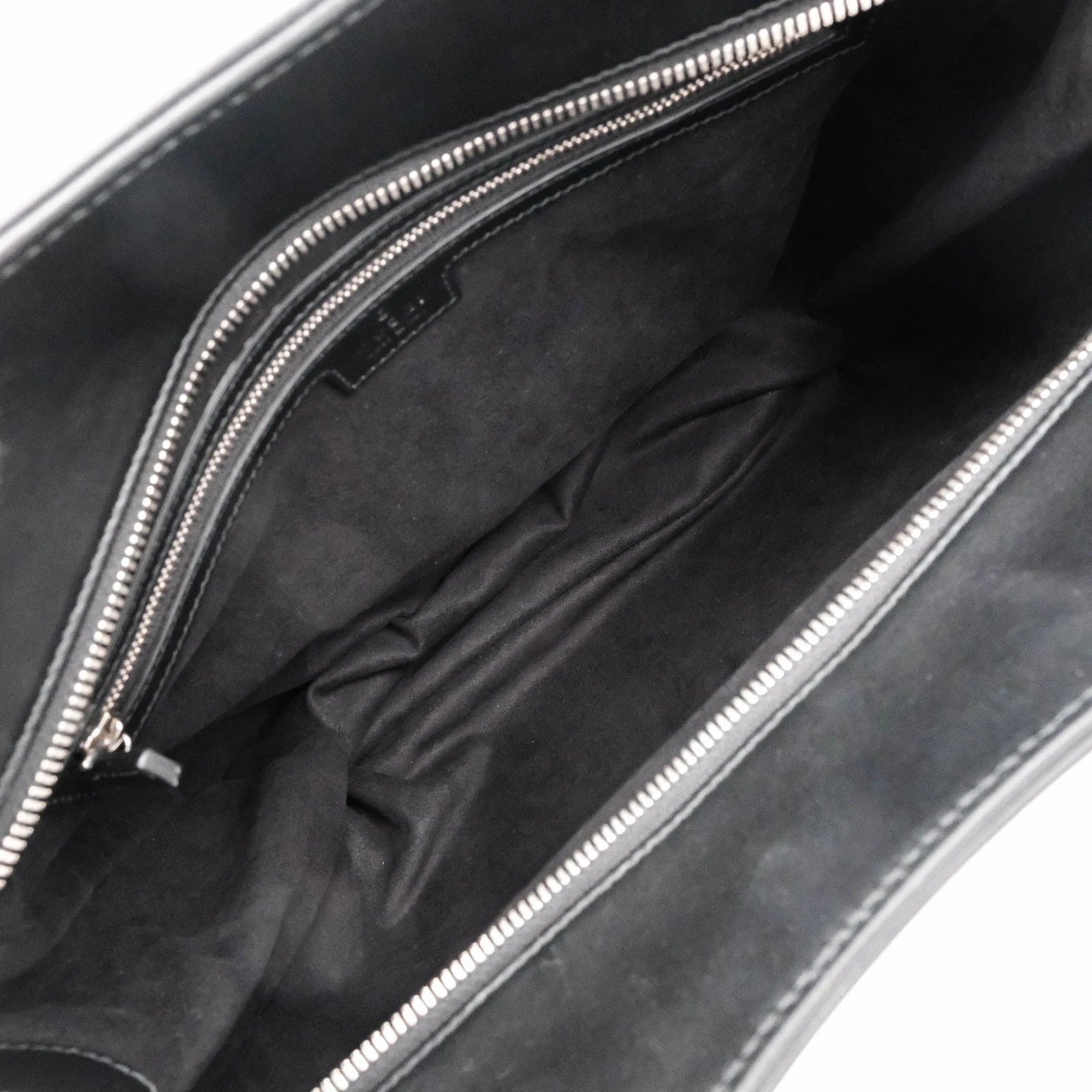 Gucci Petit GG Large Black Leather 2Way Handbag 745918 Rank A
