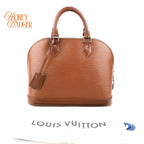 Louis Vuitton Alma PM Epi Leather Cacao Brown Silver Hardware Rank A