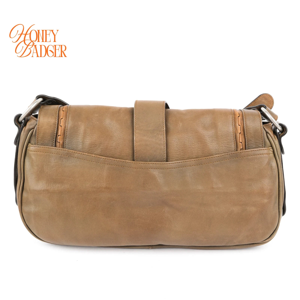 Dior Gaucho Vintage Leather Brown Rank B